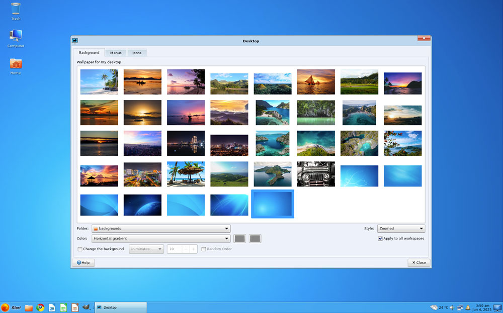 Kumander Linux desktop screenshot