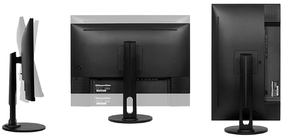 Monoprice 27-inch CrystalPro Productivity Monitor tilt and swivel features