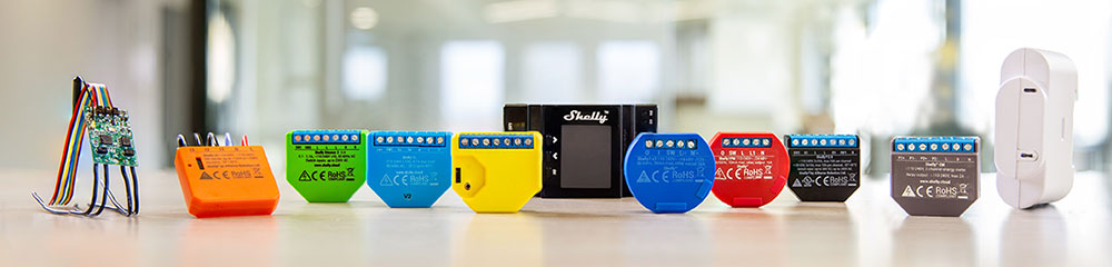 Shelly's Smart Relay Product Line for measuring and controlling energy efficiency.